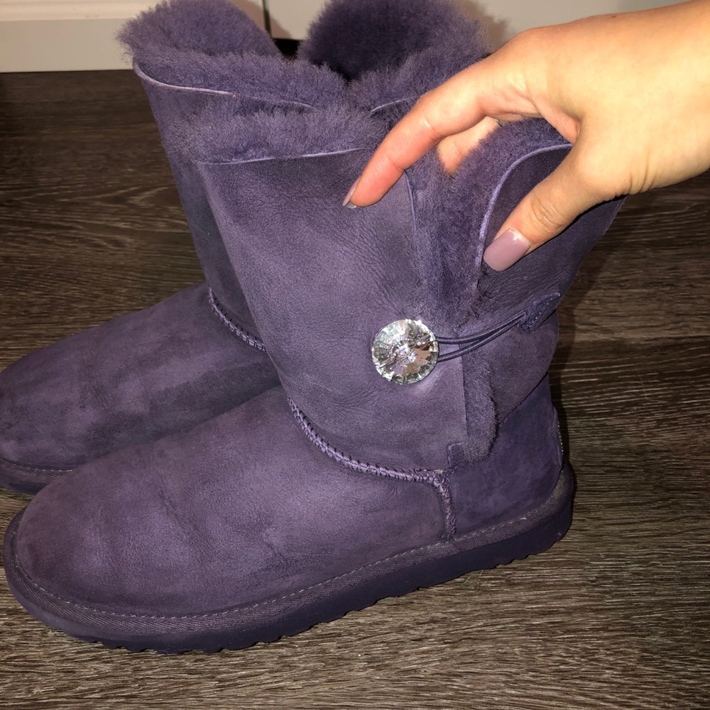 Size 9 Purple studded Uggs